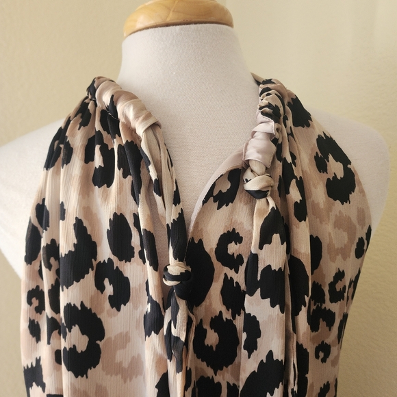 Trina - Trina Turk Animal Print Halter Dress - Picture 3 of 11